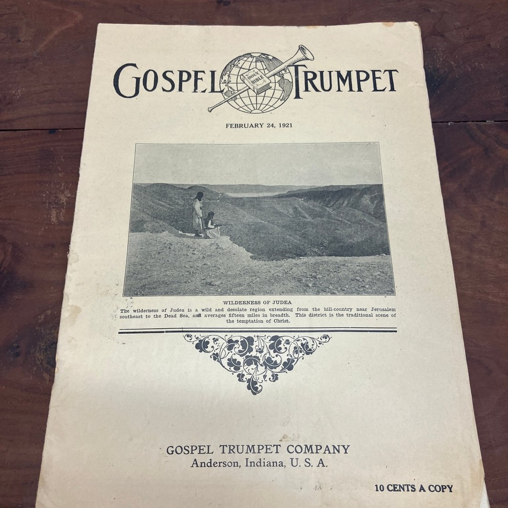Gospel Trumpet Magazine February 24, 1921 Religious Periodical Christian